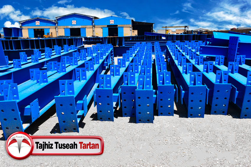 ساخت انواع سازه فلزی صنعتی و طراحی سازه های فولادی